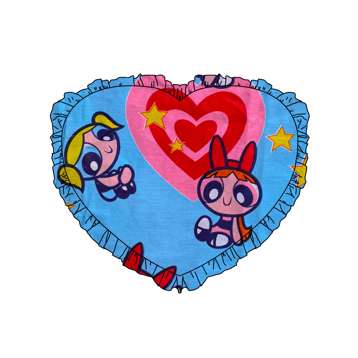 Custom Reworked Heart Duvet Jumper In This Fabric