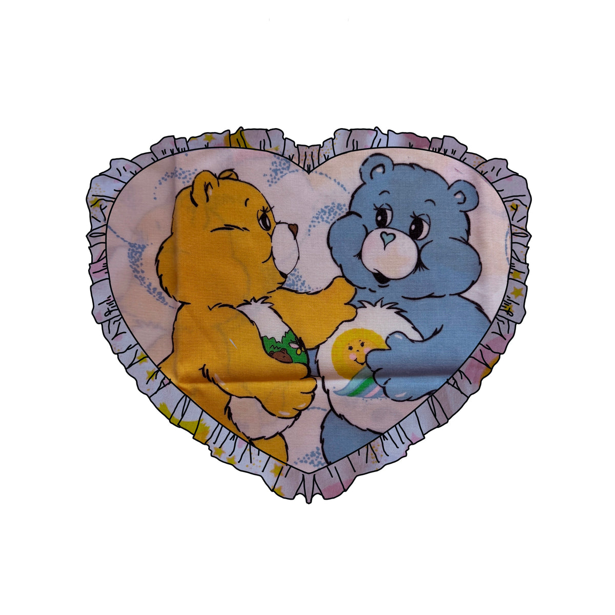 Custom Reworked Heart Duvet Jumper In This Fabric