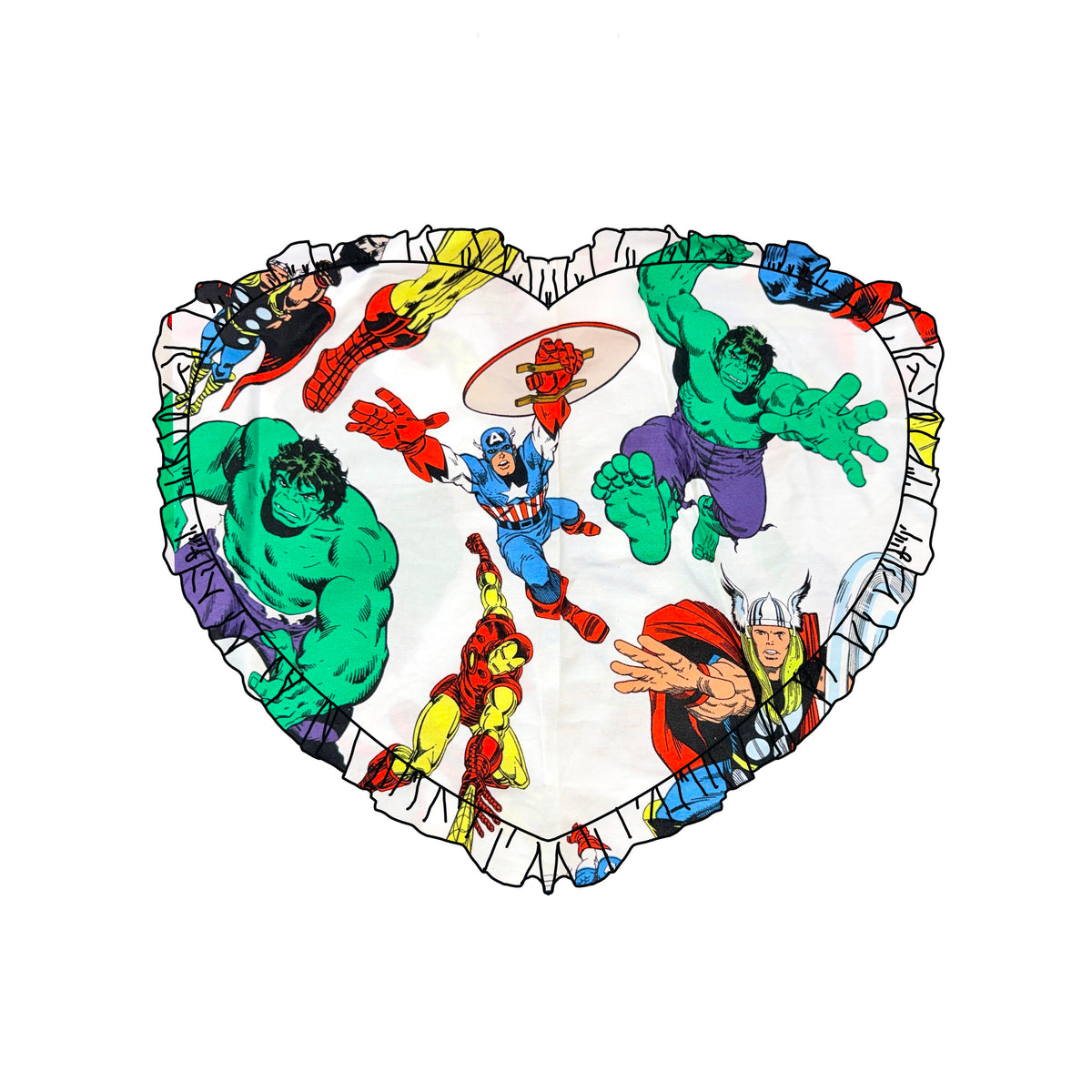 Custom Reworked Heart Duvet Jumper In This Fabric