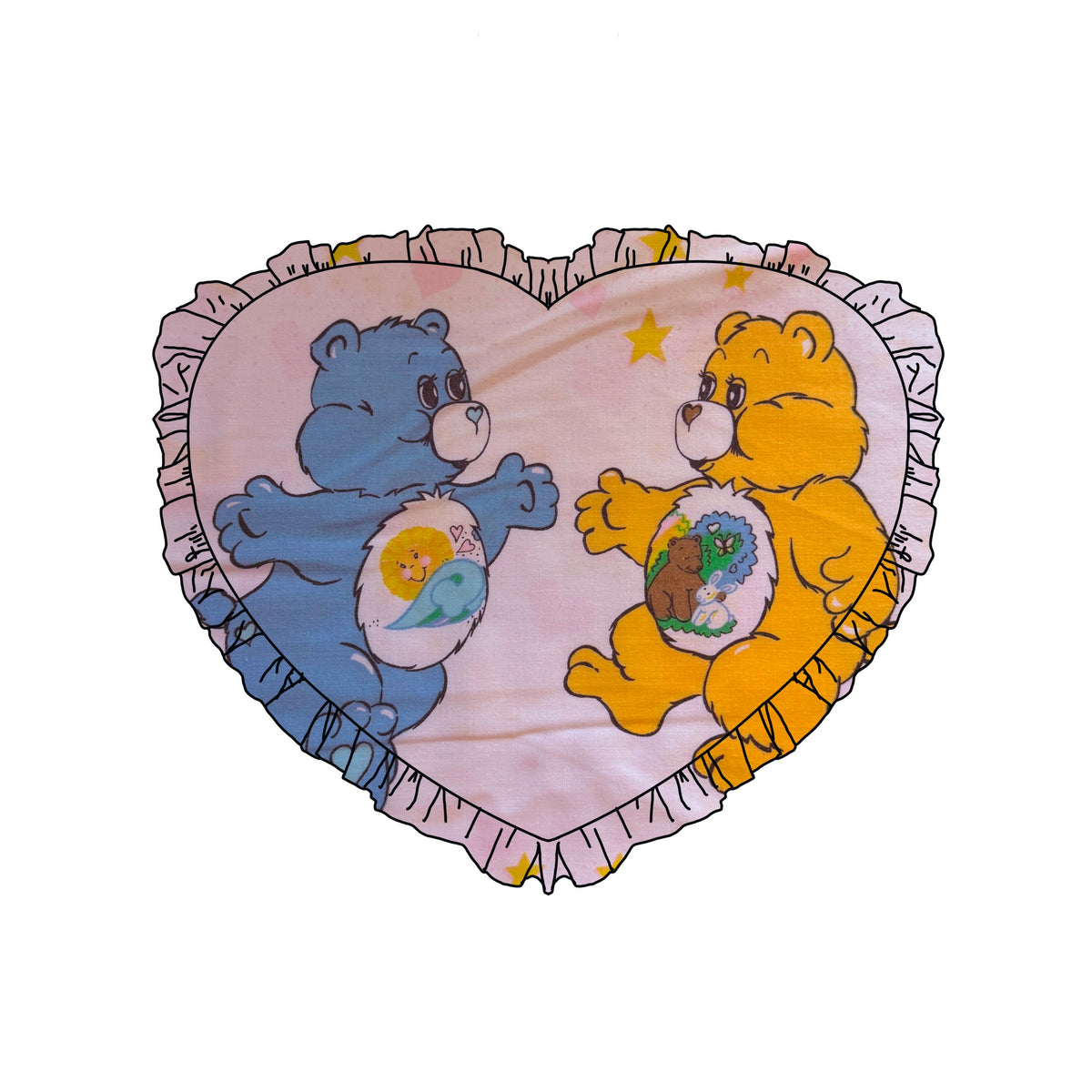 Custom Reworked Heart Duvet Jumper In This Fabric