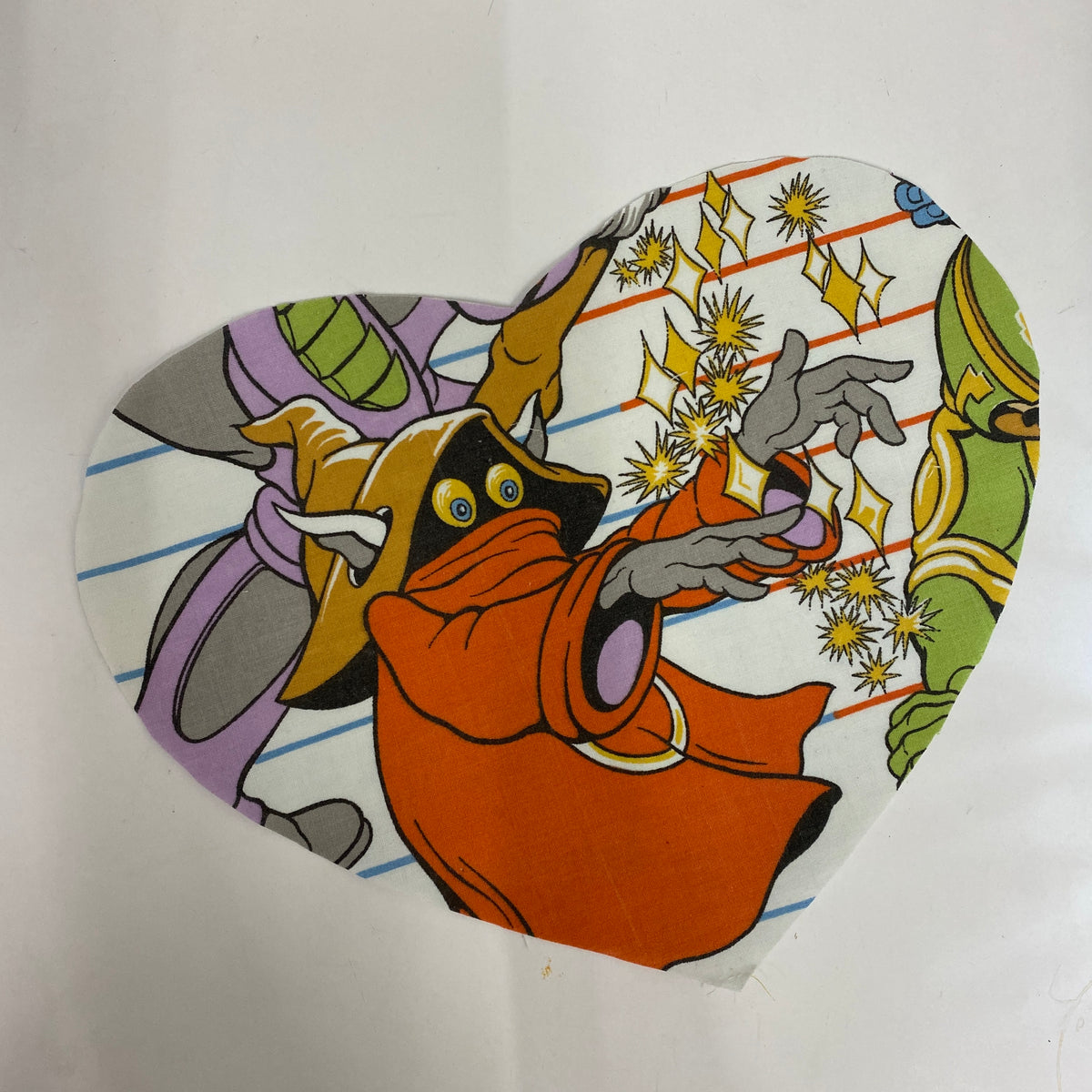 Custom Reworked Heart Duvet Jumper In This Fabric