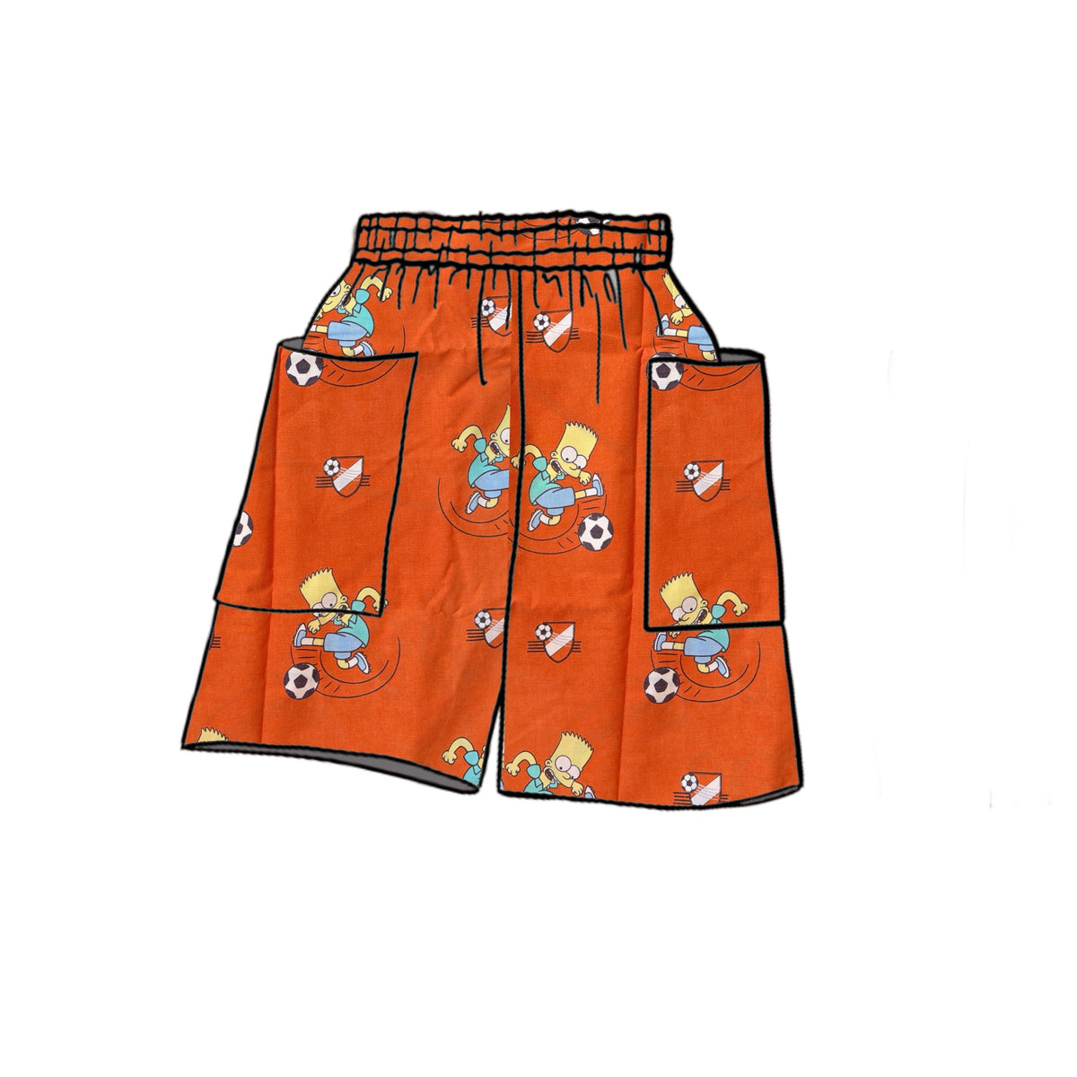 Bermuda Style Shorts w/ Elasticated Waist