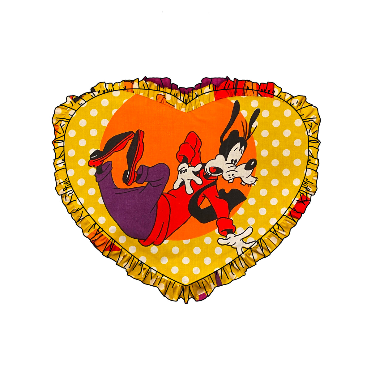 Custom Reworked Heart Duvet Jumper In This Fabric