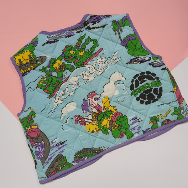 SAMPLE SALE! Quilted Bolero made with Reworked Duvet Cover -Sample