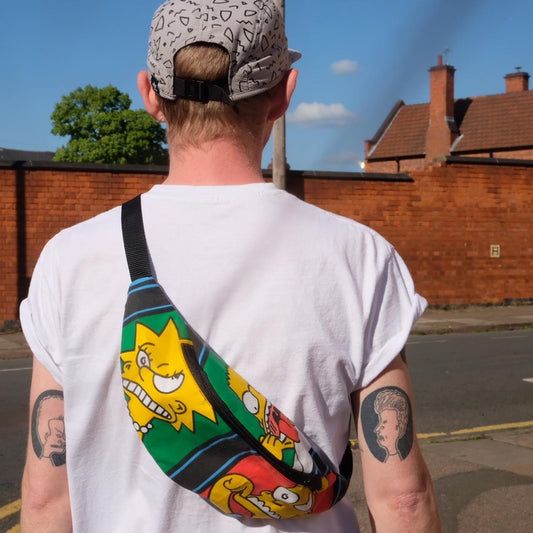 Reworked Duvet Cover bumbag.