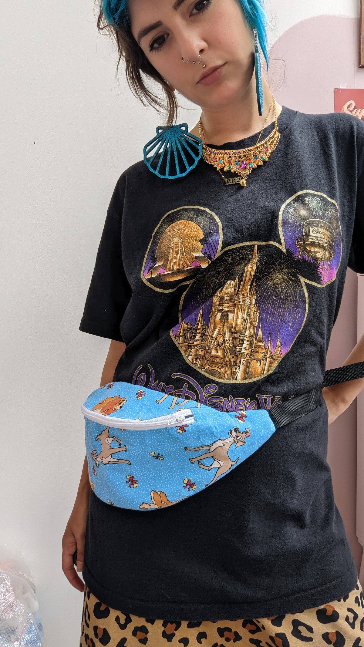 Reworked Duvet Cover bumbag.