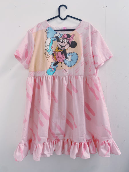 Reworked Duvet Cover Dress - Size 16