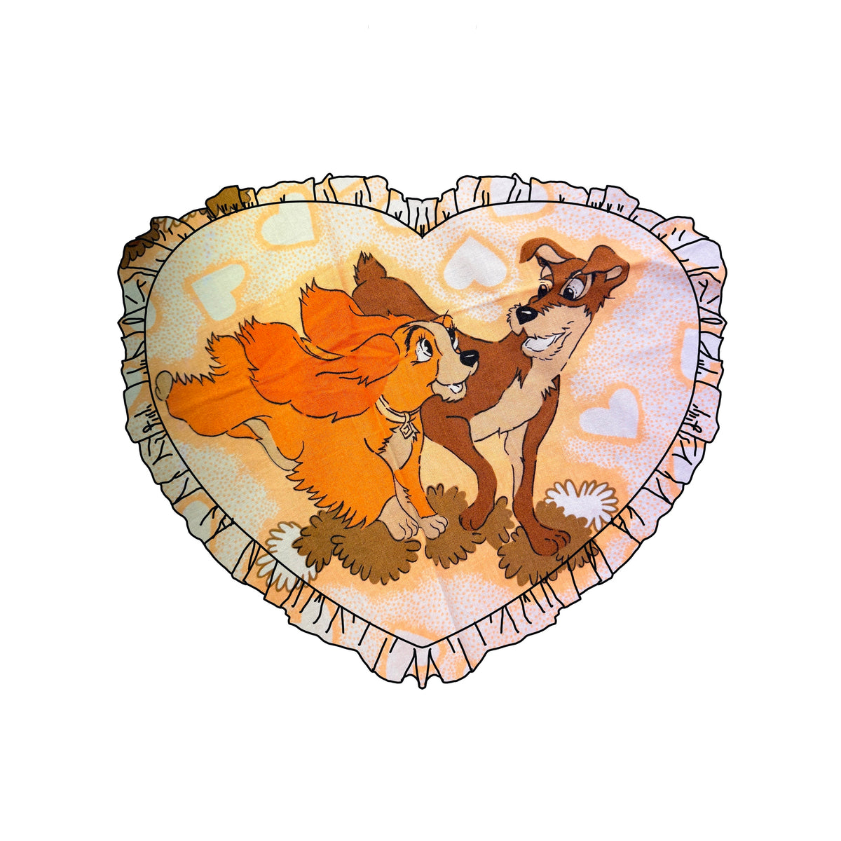 Custom Reworked Heart Duvet Jumper In This Fabric