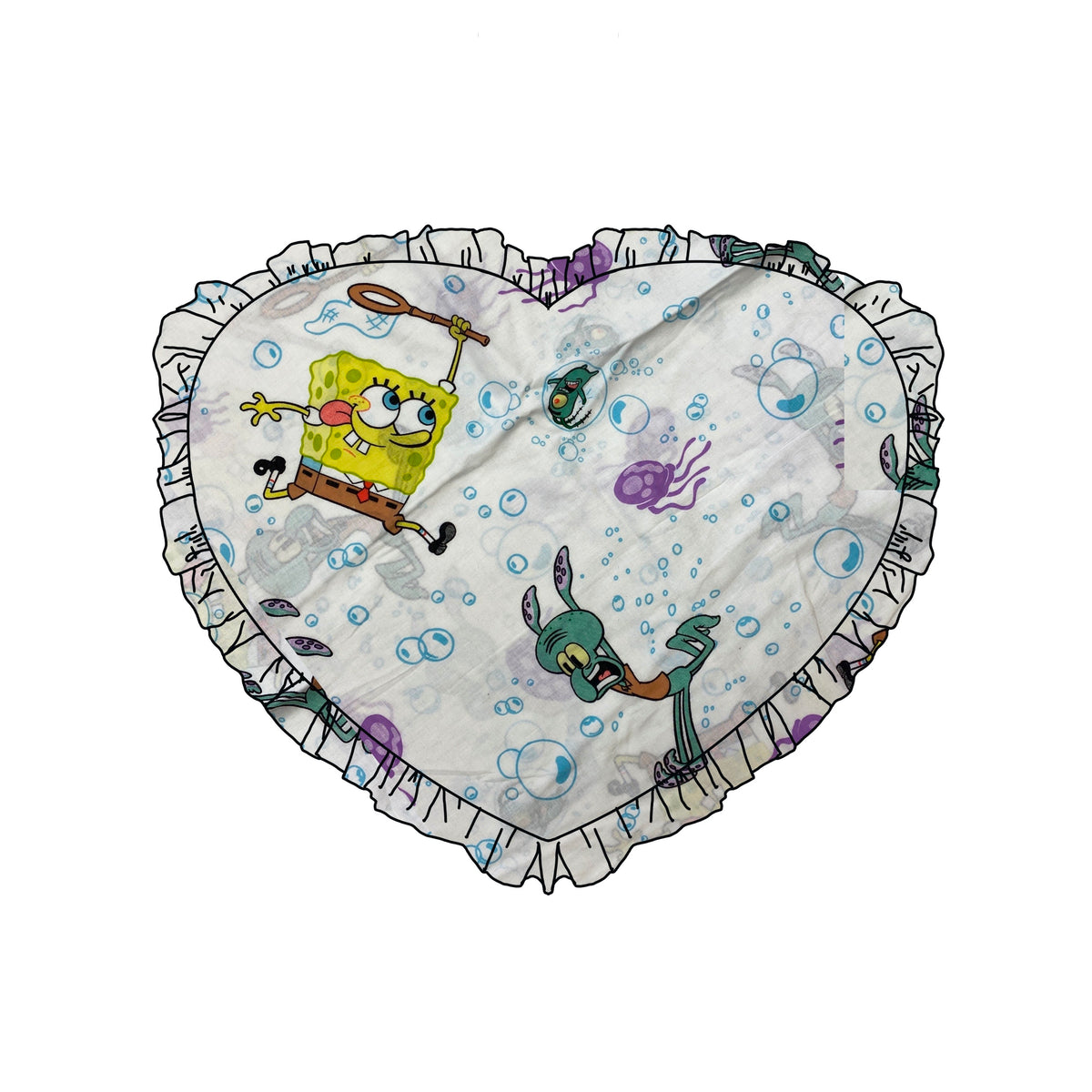 Custom Reworked Heart Duvet Jumper In This Fabric