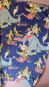 CHOOSE YOUR SIZE Cropped Shirt made from Reworked Duvet Cover