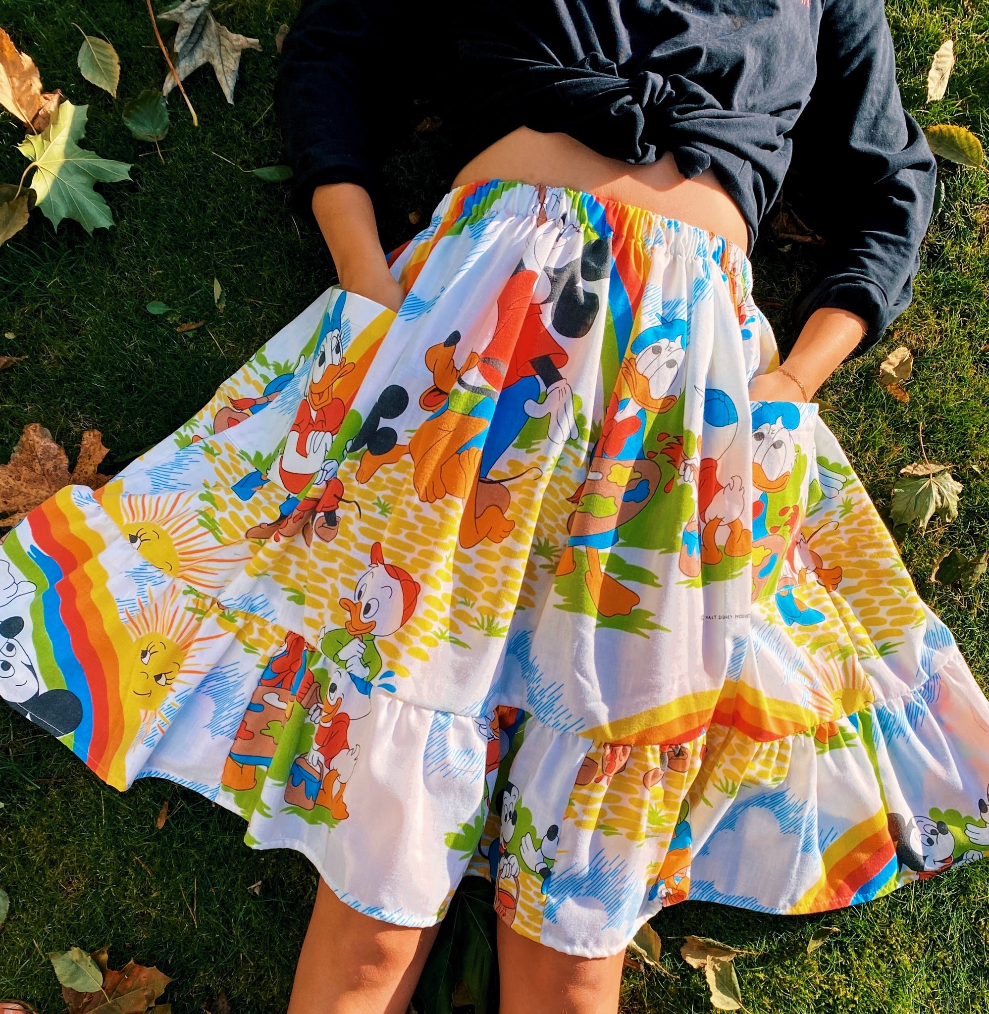 Repurposed Duvet Cover Skirt - Choose Your Size!