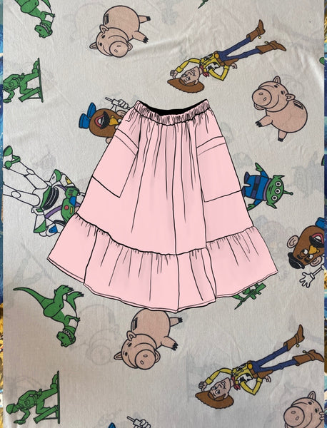 Repurposed Duvet Cover Skirt - Choose Your Size!