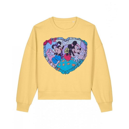 Custom Reworked Heart Duvet Jumper In This Fabric