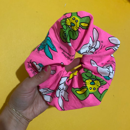 90’s scrunchies - Made from reworked duvets!