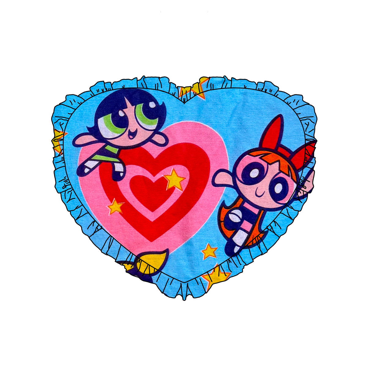 Custom Reworked Heart Duvet Jumper In This Fabric