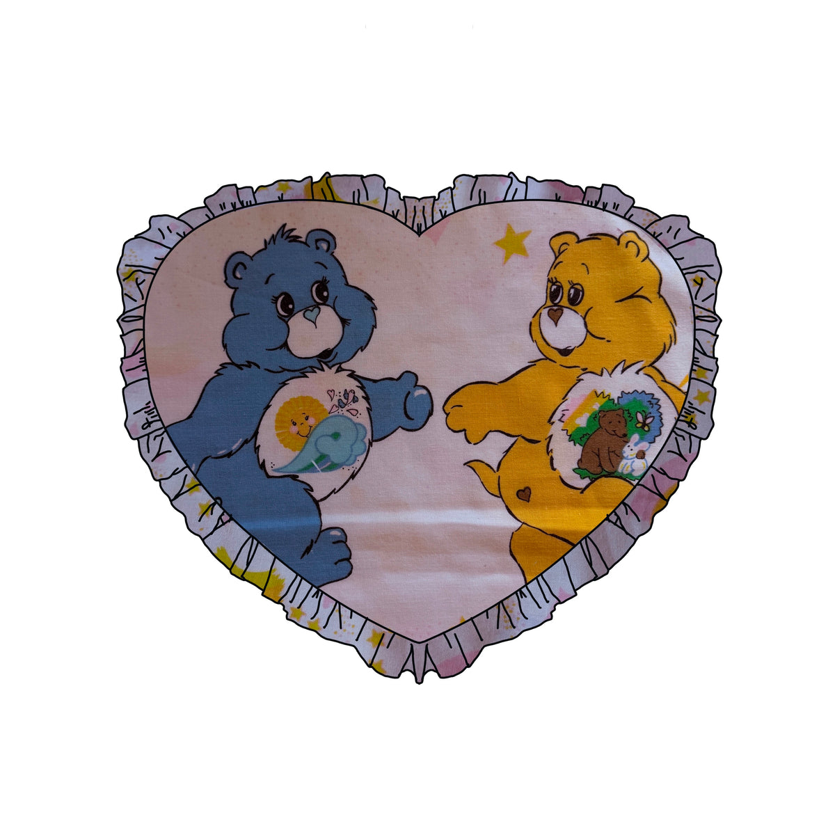Custom Reworked Heart Duvet Jumper In This Fabric