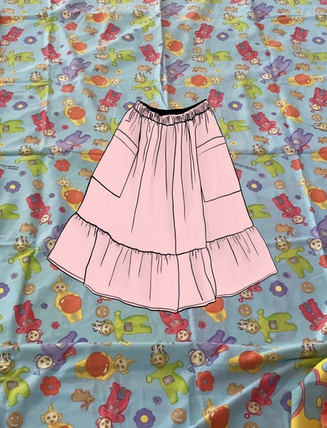 Repurposed Duvet Cover Skirt - Choose Your Size!