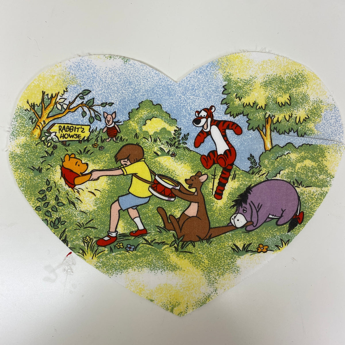 Custom Reworked Heart Duvet Jumper In This Fabric
