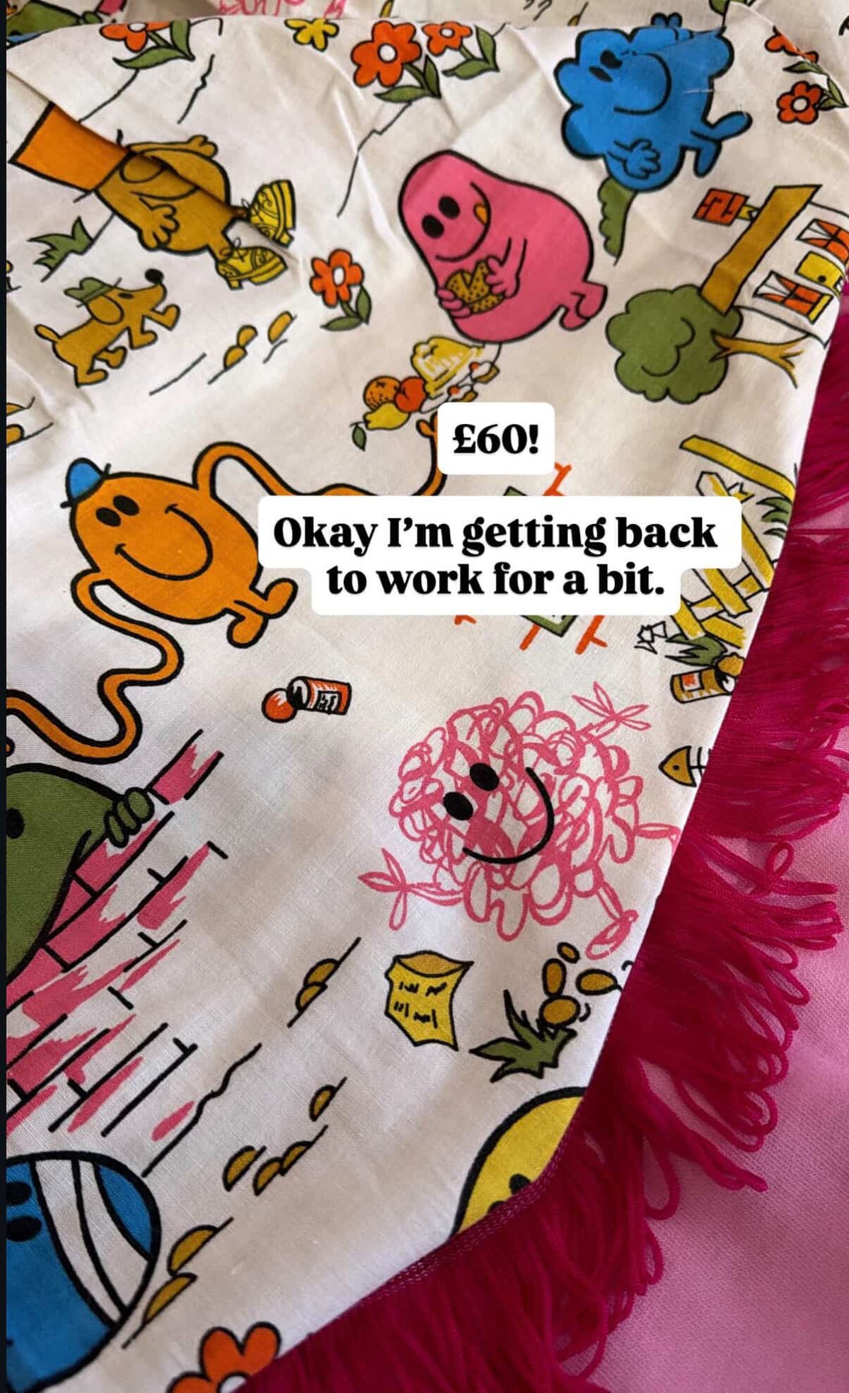Custom Reworked Heart Duvet Jumper In This Fabric
