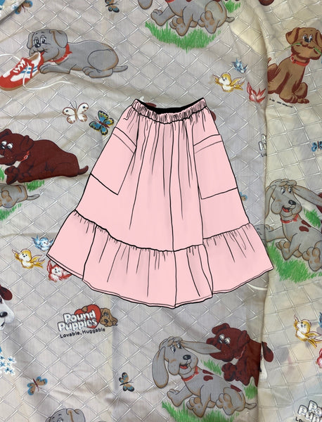 Repurposed Duvet Cover Skirt - Choose Your Size!