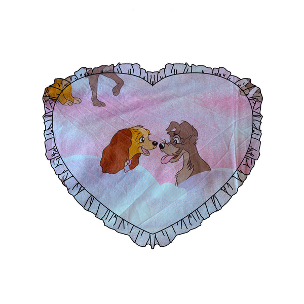 Custom Reworked Heart Duvet Jumper In This Fabric