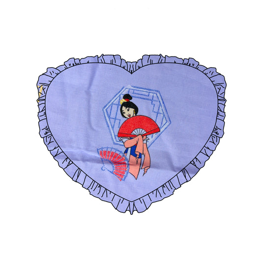 Custom Reworked Heart Duvet Jumper In This Fabric