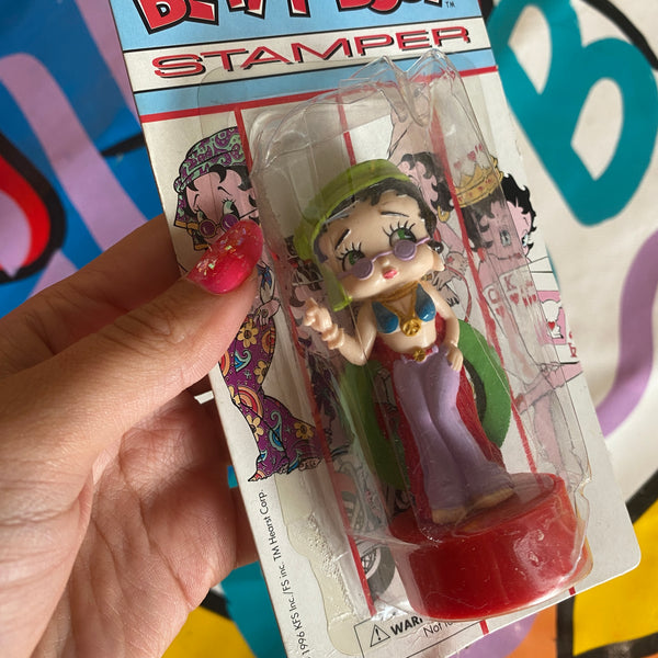 Vtg Betty Boop Stamper 1996