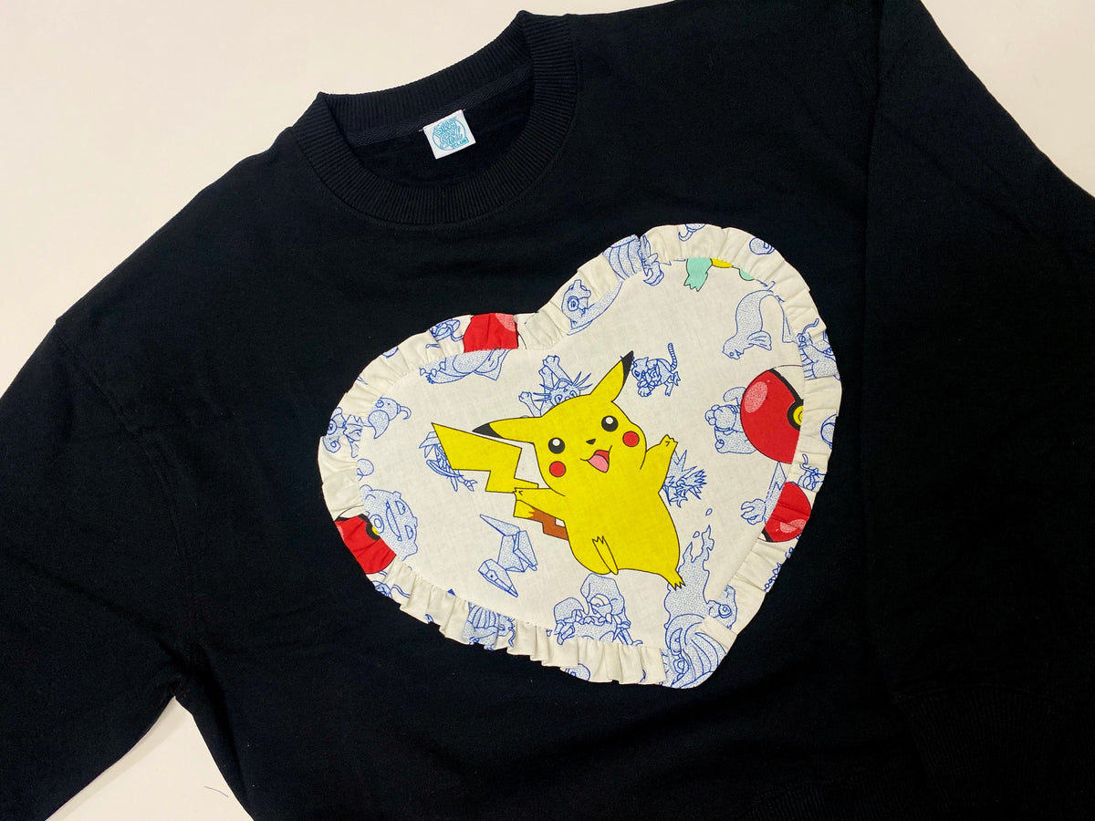 Custom Reworked Heart Duvet Jumper In This Fabric