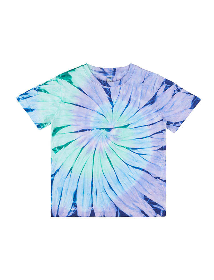 CHILDREN'S BLUE TIE DYE TEE 9-10 YRS