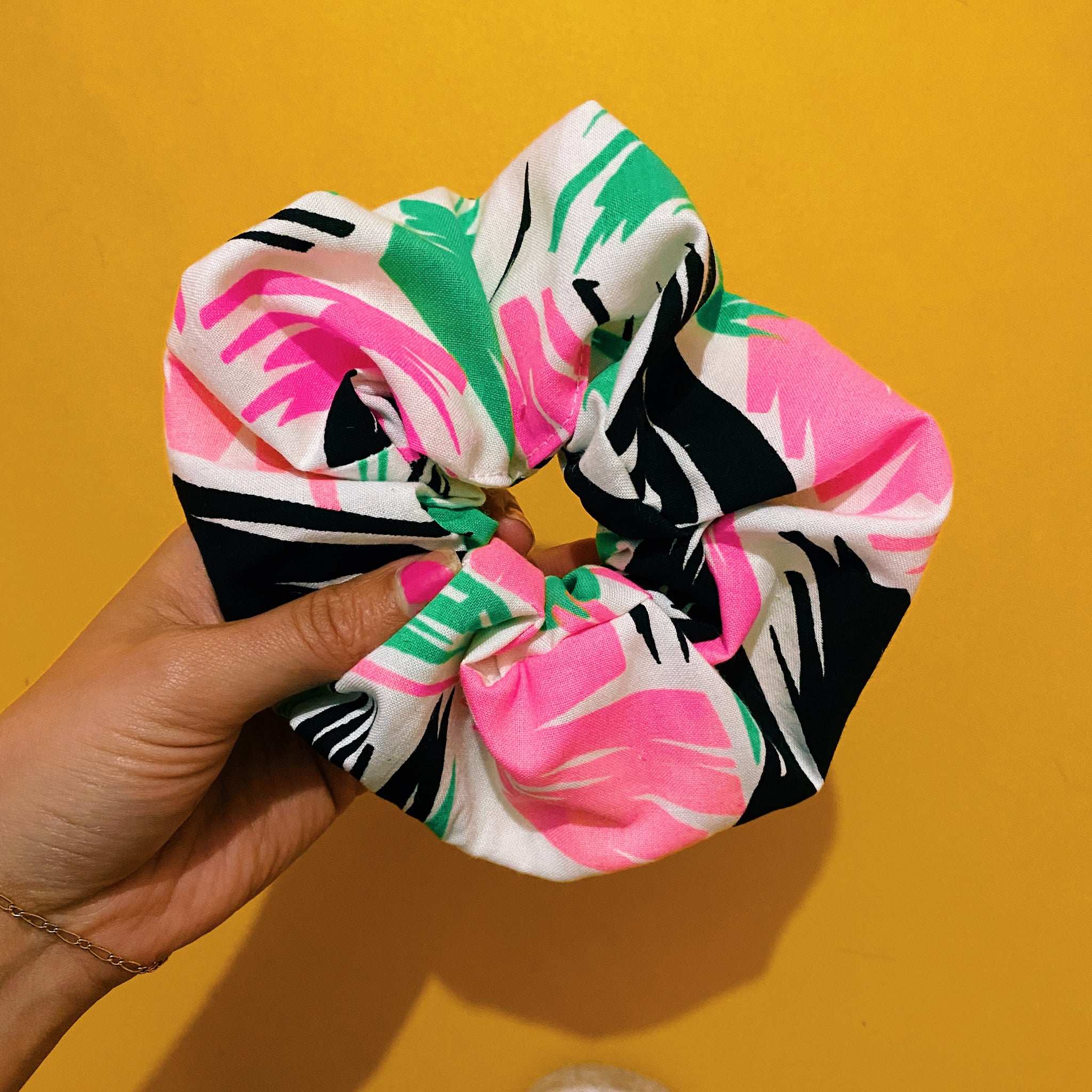 90’s scrunchies - Made from reworked duvets!