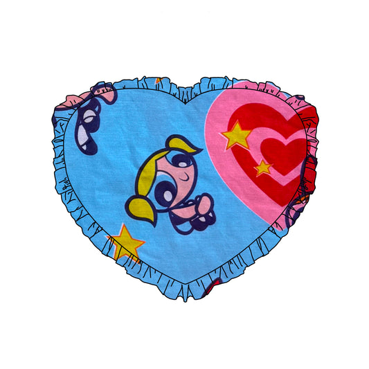 Custom Reworked Heart Duvet Jumper In This Fabric