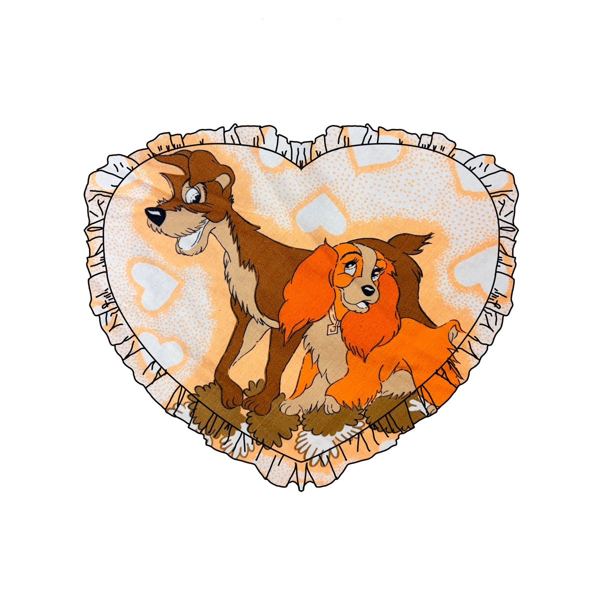 Custom Reworked Heart Duvet Jumper In This Fabric