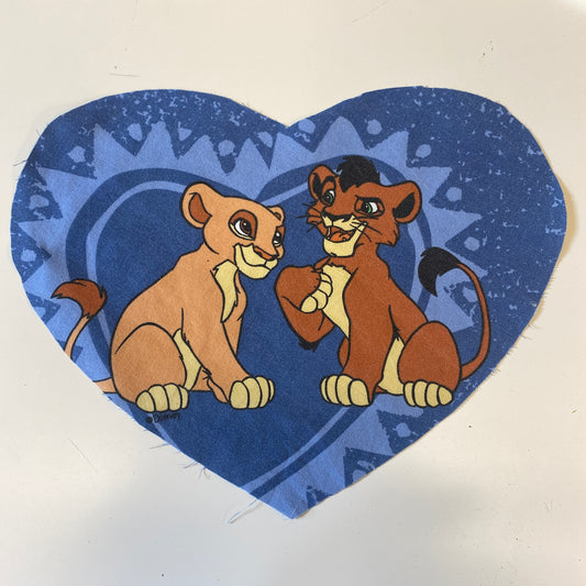 Custom Reworked Heart Duvet Jumper In This Fabric