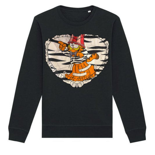 Custom Reworked Heart Duvet Jumper In This Fabric