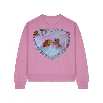 Custom Reworked Heart Duvet Jumper In This Fabric
