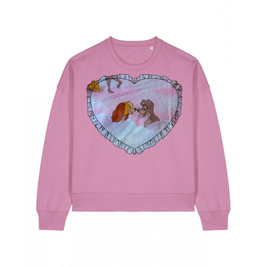 Custom Reworked Heart Duvet Jumper In This Fabric