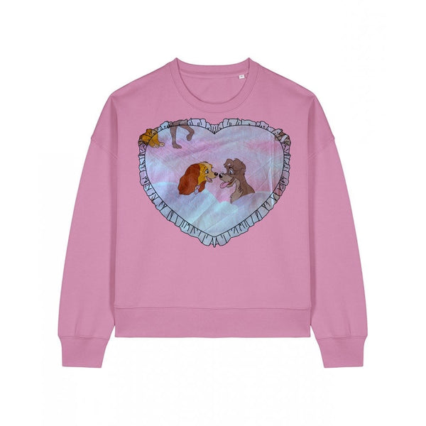Custom Reworked Heart Duvet Jumper In This Fabric