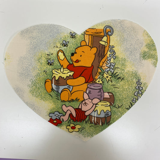 Custom Reworked Heart Duvet Jumper In This Fabric