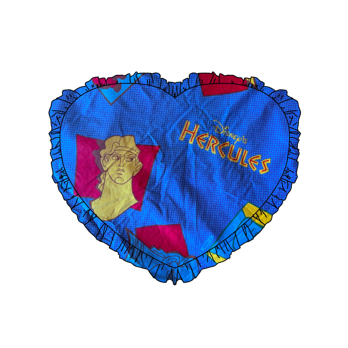 Custom Reworked Heart Duvet Jumper In This Fabric