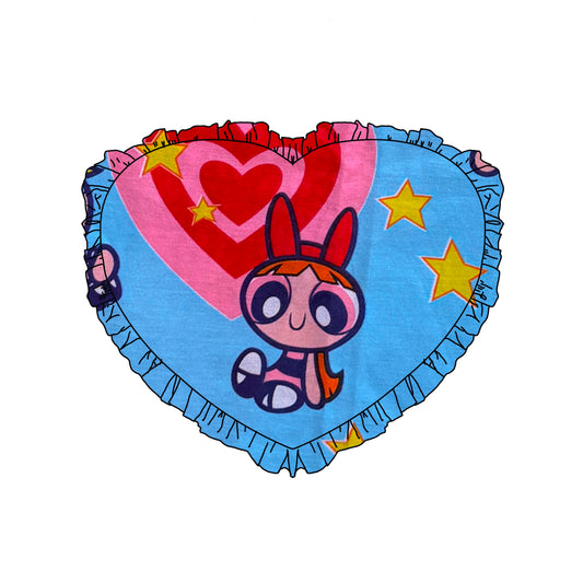 Custom Reworked Heart Duvet Jumper In This Fabric