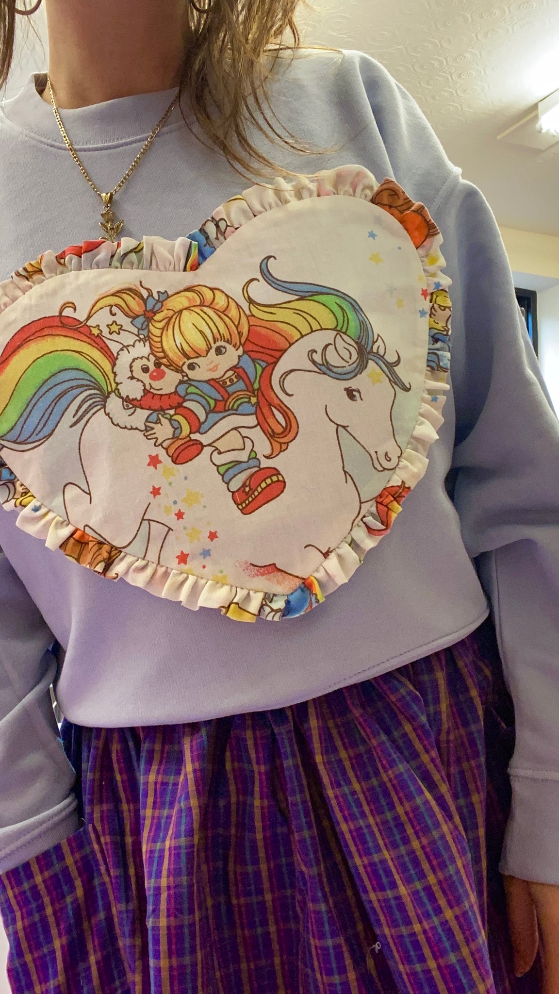 Custom listing Heart Duvet Jumper In This Fabric