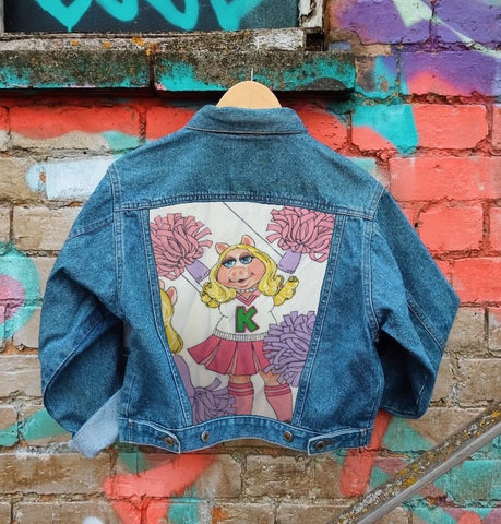 Send in your denim jacket + we'll sew on this panel!