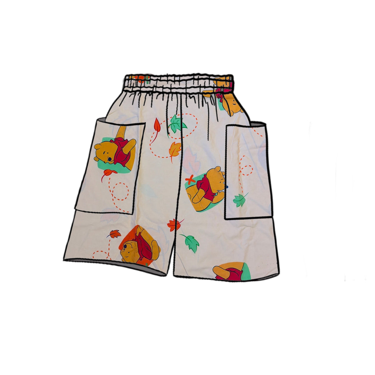 Bermuda Style Shorts w/ Elasticated Waist
