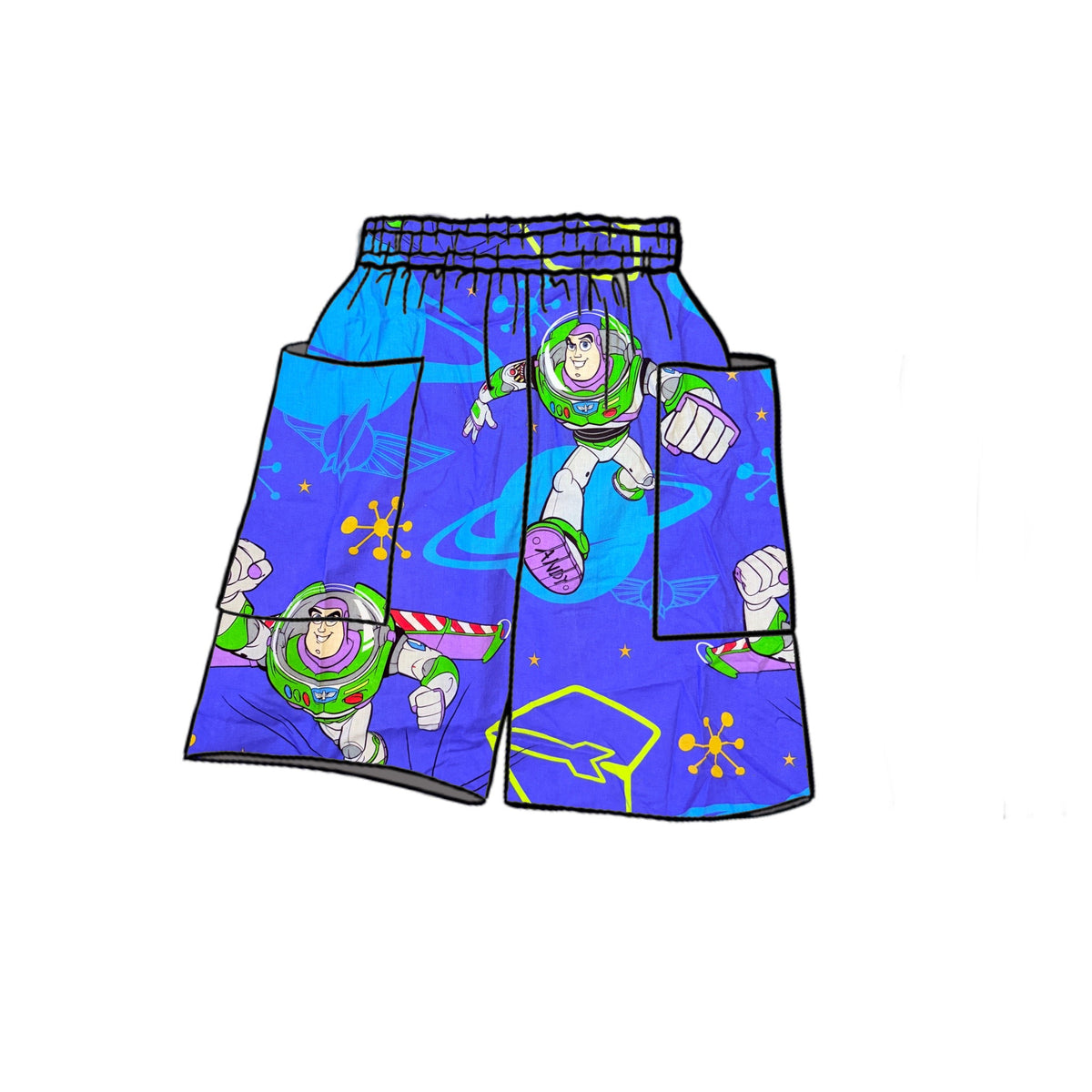Bermuda Style Shorts w/ Elasticated Waist