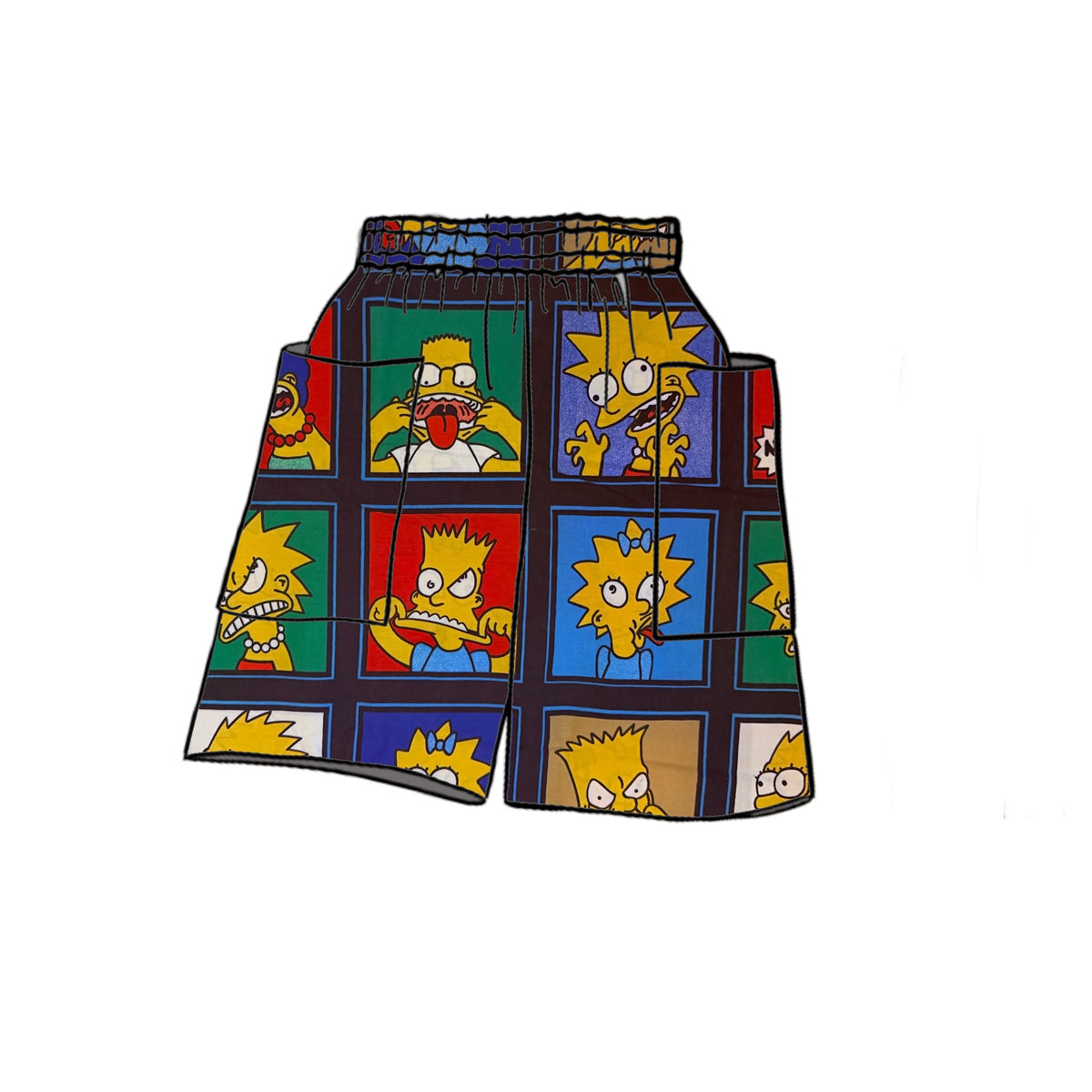 Bermuda Style Shorts w/ Elasticated Waist