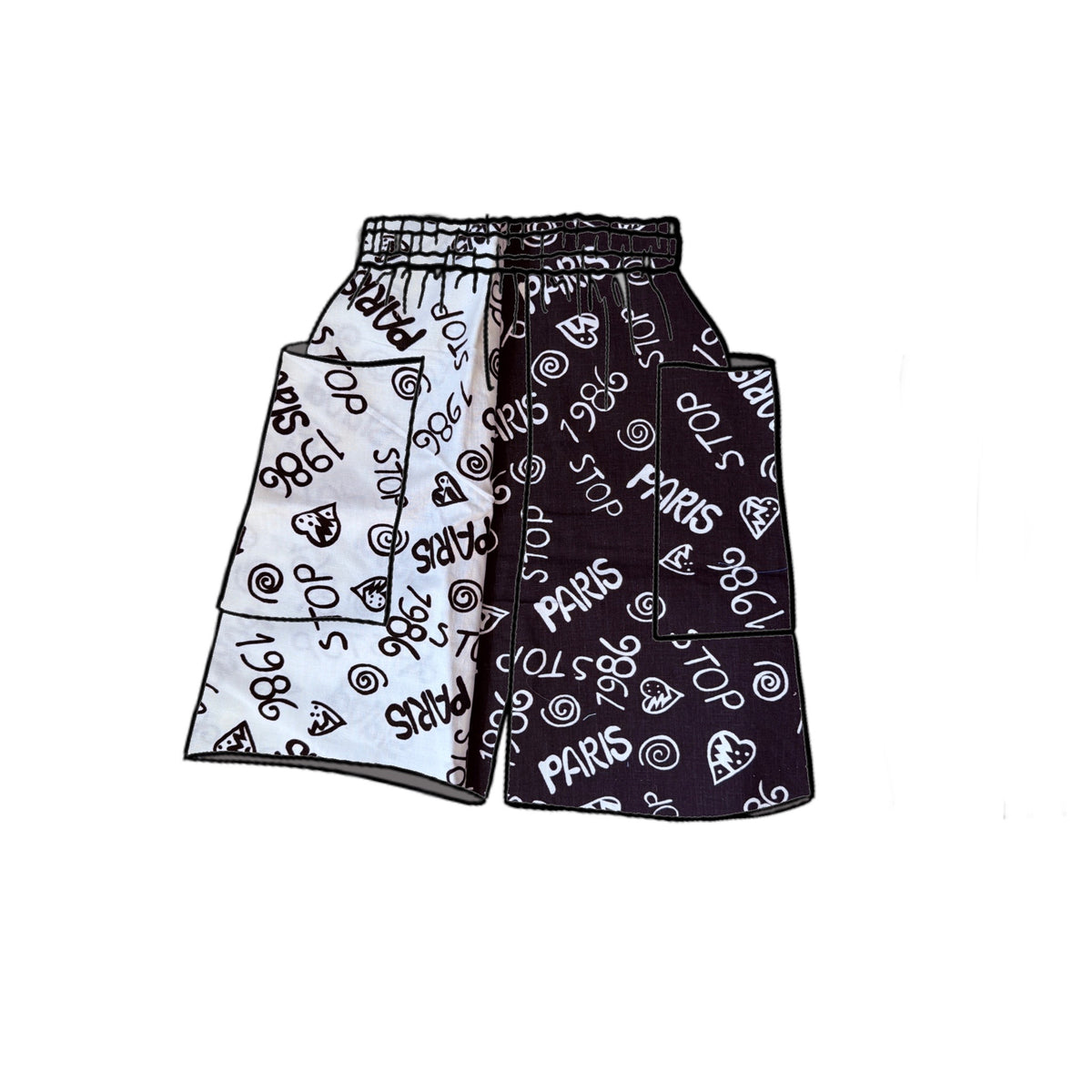Bermuda Style Shorts w/ Elasticated Waist