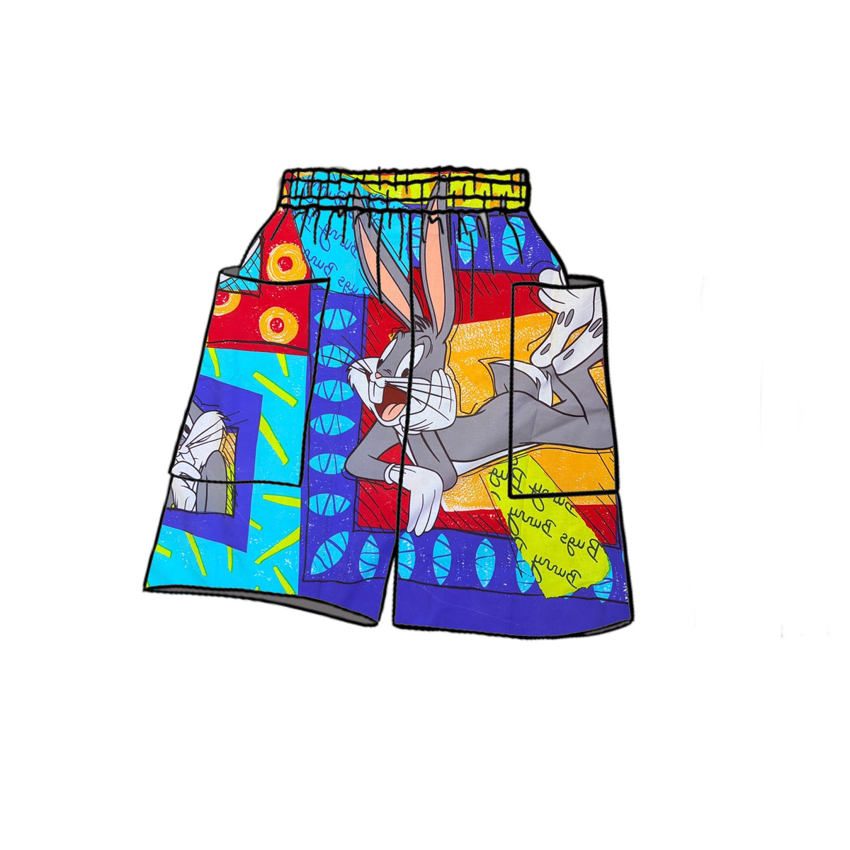 Bermuda Style Shorts w/ Elasticated Waist