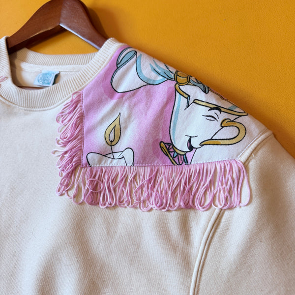 Custom Reworked Heart Duvet Jumper In This Fabric
