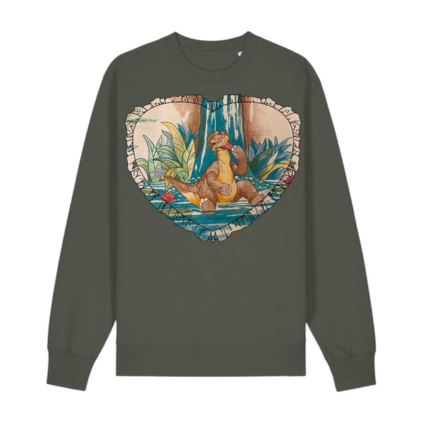 Custom Reworked Heart Duvet Jumper In This Fabric