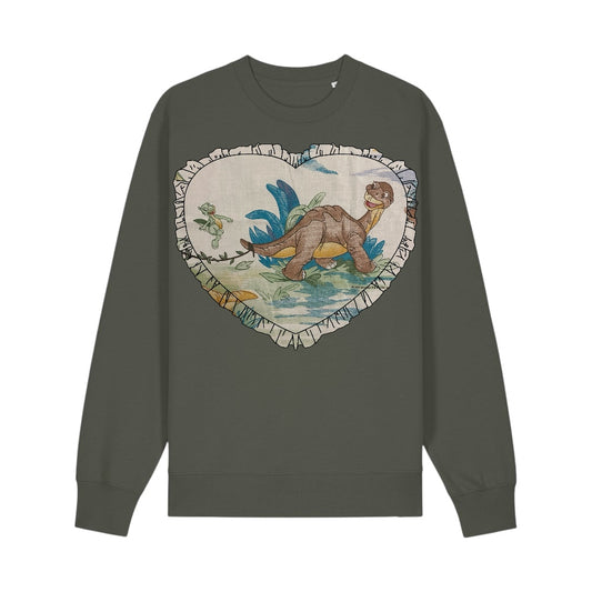 Custom Reworked Heart Duvet Jumper In This Fabric